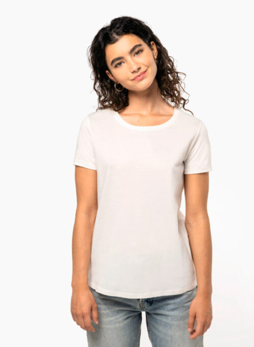 Kariban 185gr. Camiseta mujer de algodón orgánico
