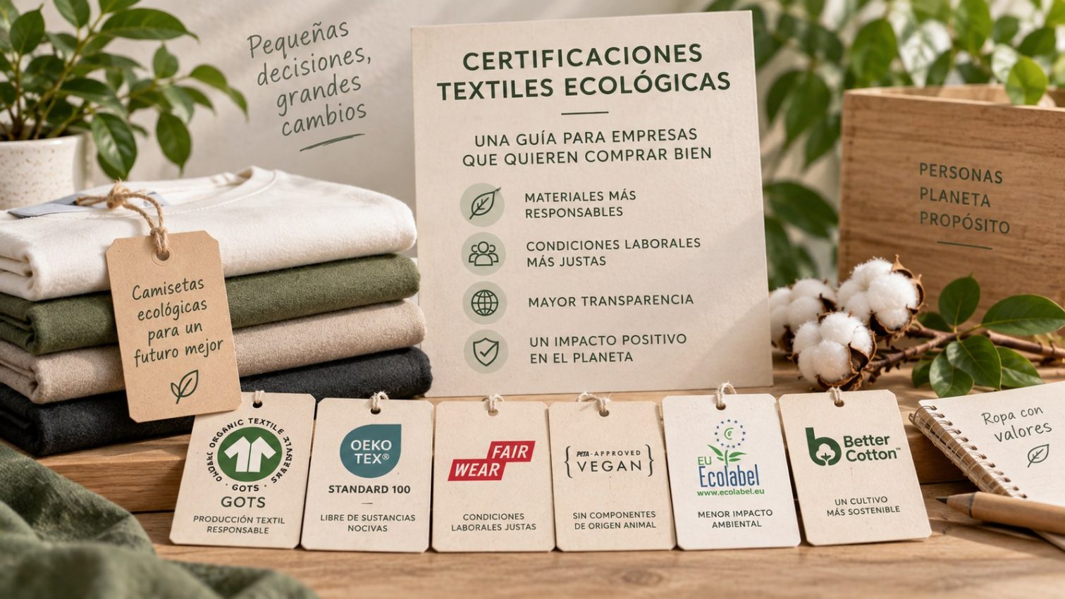 Certificaciones textiles ecológicas: guía para empresas que quieren comprar bien