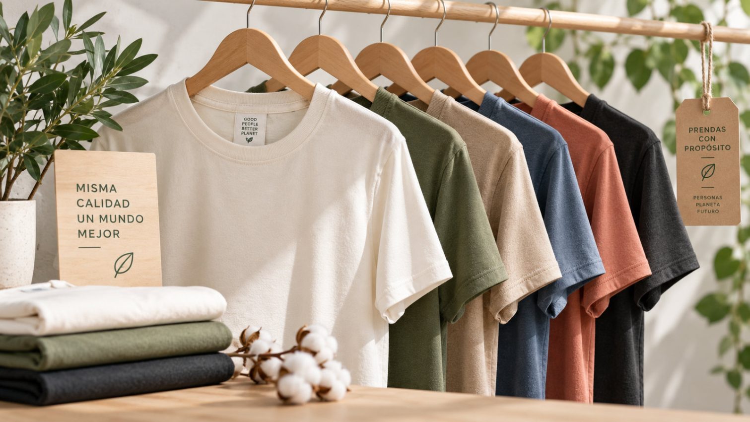 Mejores camisetas ecológicas personalizadas para empresas (Guía 2026)