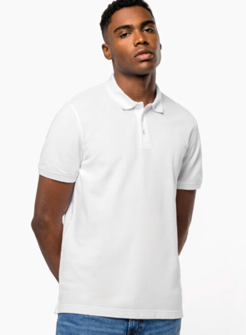 Polo K290 de punto piqué manga corta hombre hecho en Portugal