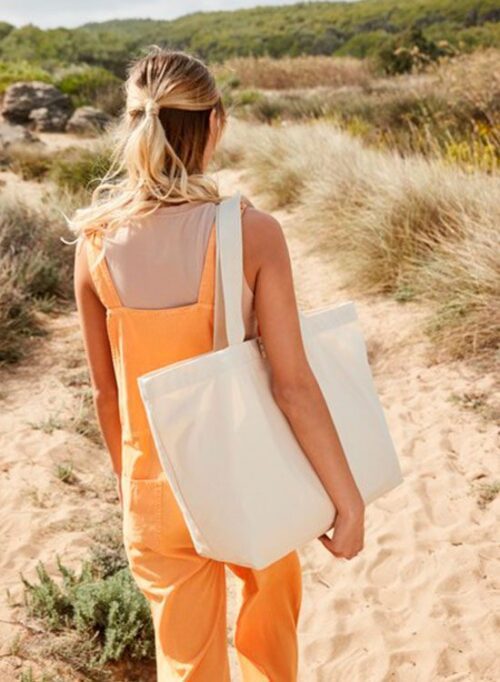 EarthAware™ W855. Bolso Marina XL de algodón orgánico.