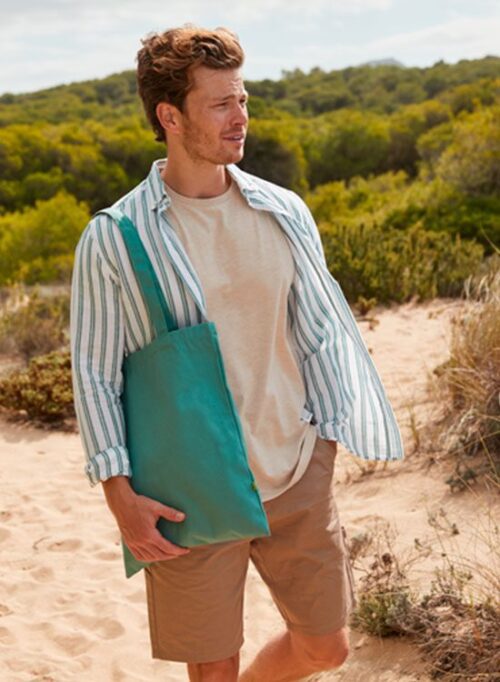EarthAware™ W801. Bolsa con asas de algodón orgánico.
