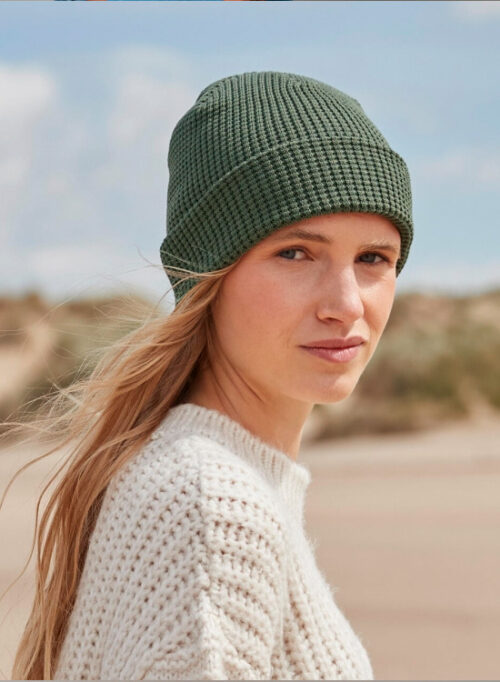 Gorro B52. Algodón orgánico Gofre