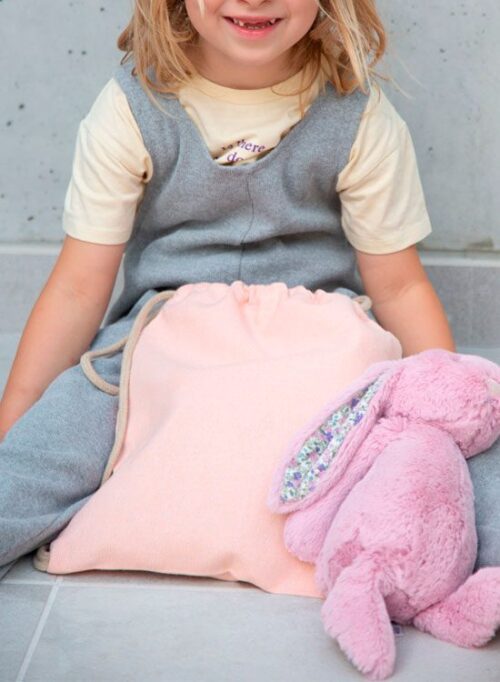 KI5103 Kids. Mochila pequeña reciclada con cuerdas ajustables, tamaño niños